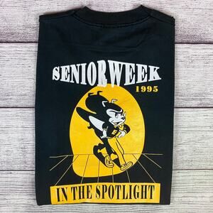 Vintage 1995 Emporia State University Senior Week College T-shirt